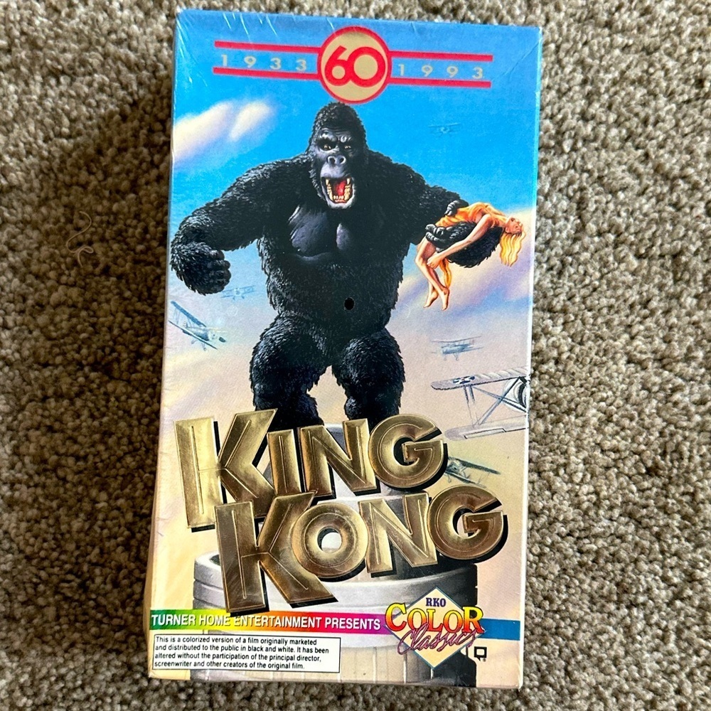 New Sealed King Kong (VHS, 1993) 60th Anniversary Rare Special Edition Original